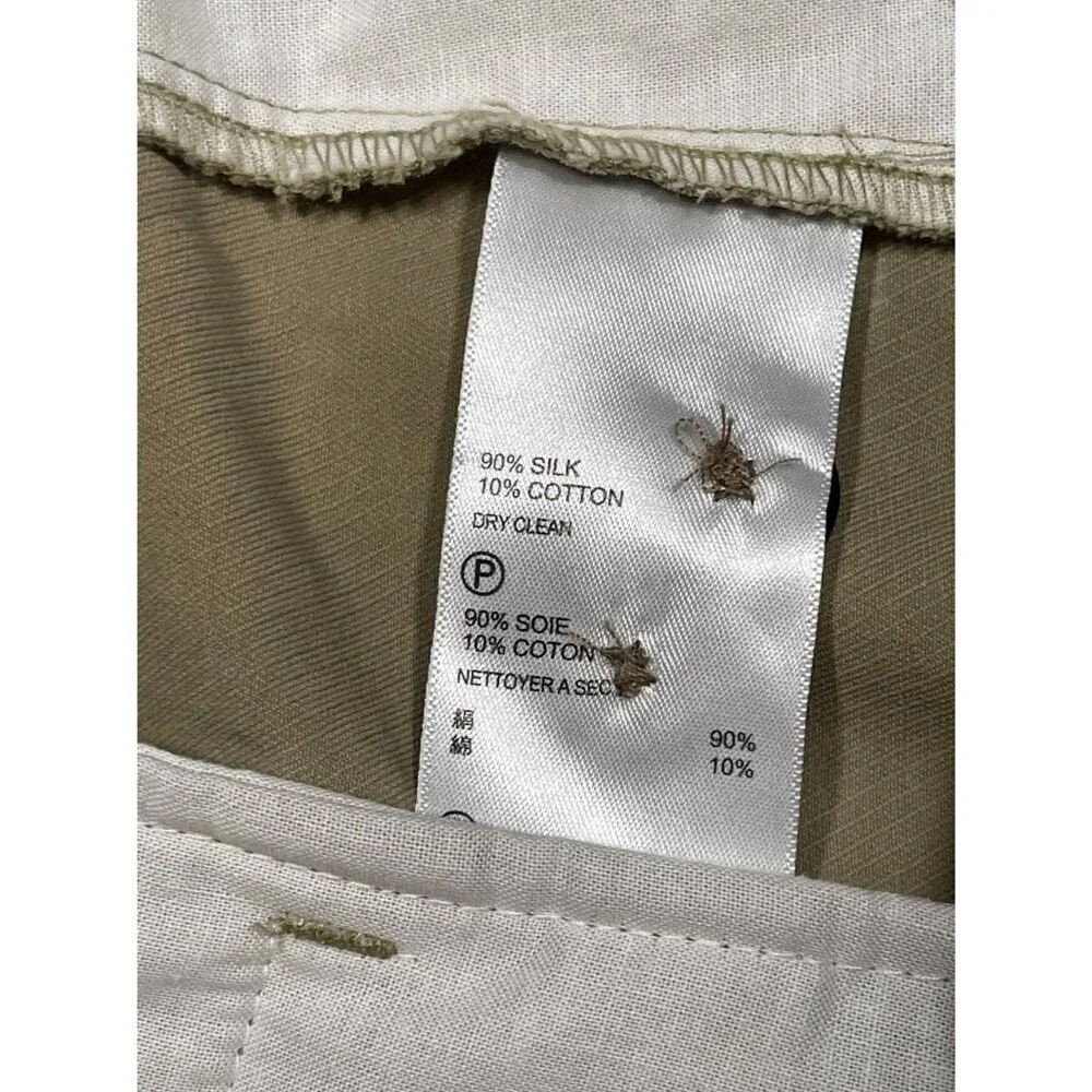 Tommy Bahama Men’s Silk Cotton Flat Front Chino Shorts - Khaki 38x10